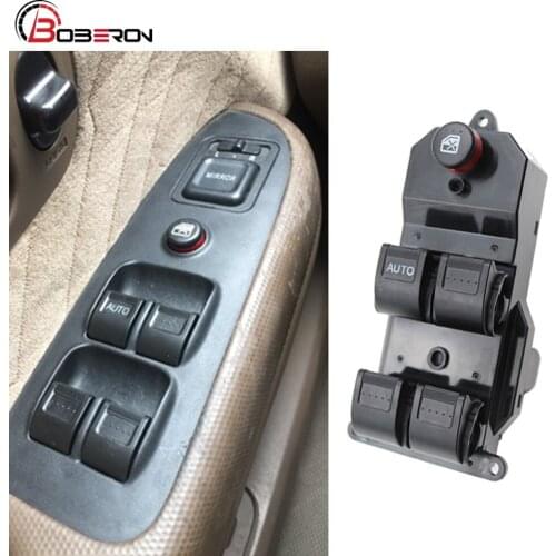 Front Left Driver Side Power Window Control Switch Window Lifter Switch Button for Honda CRV CR-V 2002-2006 for Civic 2001-2005