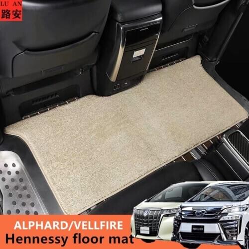 Suitable for 08-20 Toyota Alphard Vellfire 20 30 series middle row carpet 2 row mat cover track pavement refit