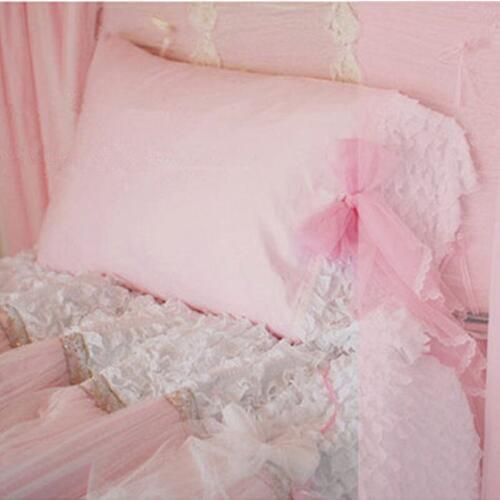 Romantic dream pillow case home textile elegant lace bow pillow wedding decorative bedding pillow cases pillow cover pillowcase