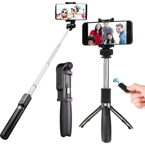 Bluetooth Remote Control Selfie Stick Tripod for 3.5-6.2" Smartphones