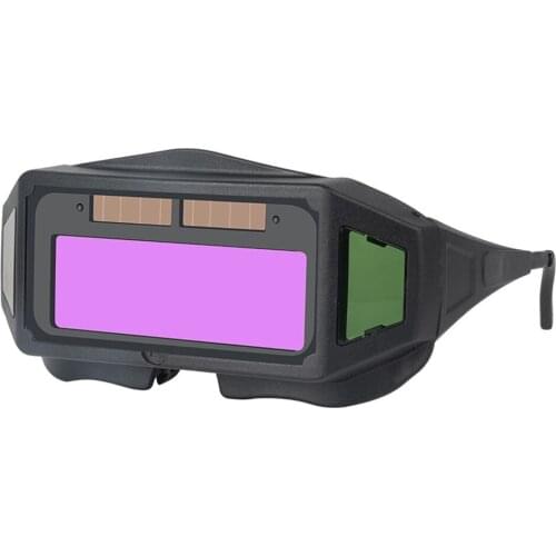 Solar Powered Auto Darkening Welding Glasses Automatic Photoelectric Argon Arc Welding Mask Helmet Goggles Welder Glasses