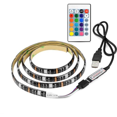 5V USB LED Strip/Strips/Lights/Tape 5050/2835 Bluetooth APP RGB/Warm/White For Room Kitchen Cabinet TV Backlight Decoration Lamp