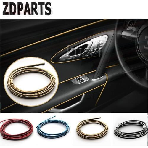 ZDPARTS 3M Automobiles Car Internal Decorative Trim Sticker For Renault Megane Logan Captur Alfa Romeo 159 Chevrolet Cruze Jeep