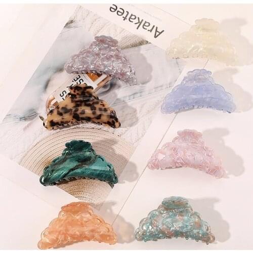 Vintage Claw Clip Women Hair Clip Elegant Colorful Hair Claw Clip Crab for Hair Girls Hair Barrettes Hair Accessories 2021 New