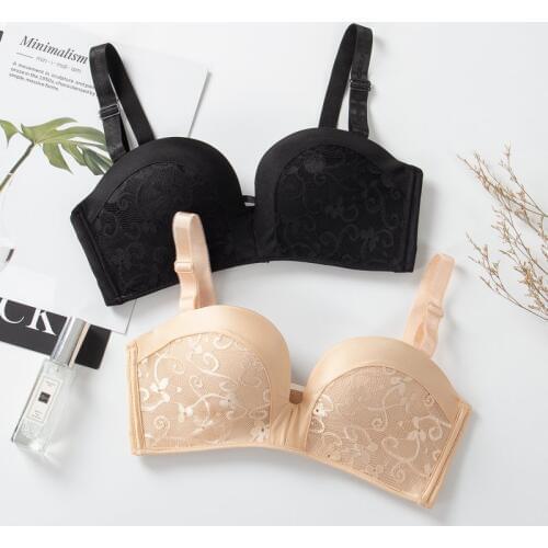 Women Push Up Padded Invisible Bras Sexy Women Lace Bras Bralette Underwear