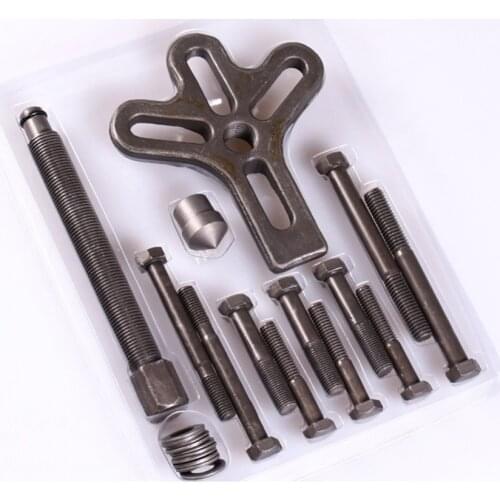 13pcs Bearing Puller Harmonic Balancer Steering Wheel Removal Set Car Tool Crankshaft Gear Bearing Pullery Repair Kit