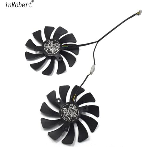 2pcs/set P106 GTX 1060 GPU VGA cooler For MSI GeForce GTX1060 GTX-1060-6GT-OC INNO3D GTX 1060 6GB video Graphics Card cooling