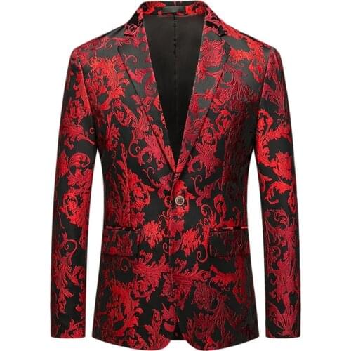 2021 Men Blazers Business Banquet Party Prom Ball Slim Wedding Tuxedo Suit Jackets Dress Shawl Lapel Stage Costume Mens blazer