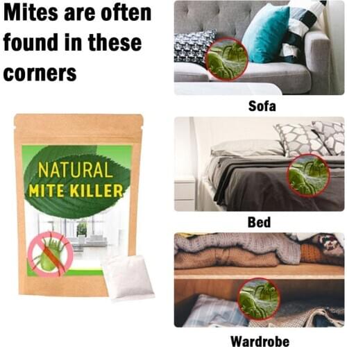 36pcs /1 box NEW 2020 Natural Removal of Acarid by Household Use of Acarid Removal Pack Mite killer Pregnant women baby Shipping