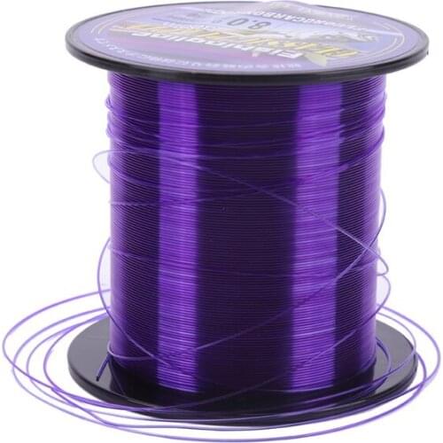 500M Fishing line 100% transparent Fishing Line purple Nylon Super Strong Nylon Not Fluorocarbon Tackle Non Line