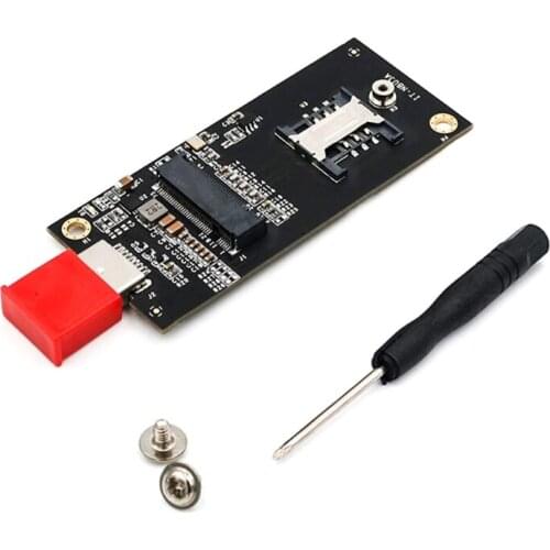M.2 to USB Adapter, B Key M.2 SSD Drive Adapter USB 3.0 (No Cable Needed), for WWAN / Lte Module With 6pin Sim Card Slot