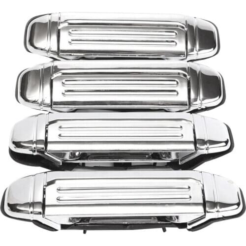 AU05 -Car Chrome Door Handle Accessories for Mitsubishi Pajero 1992 1993 1994 1995 1996 1997