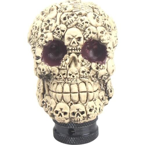 Car accessories decorative skull shift knob car manual shift lever shift lever knob shift knob