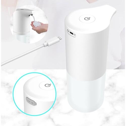 Touchless Automatic Soap Dispenser USB Charging Smart Foam Machine Infrared Sensor Foam Soap Dispenser Hand Sanitizer