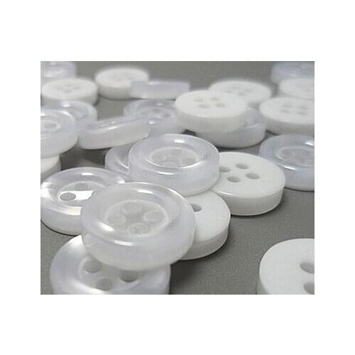 Free shipping 120pcs/lot Four eyes pearly white shirt button overalls cardigan cashmere sweater button 11 mm