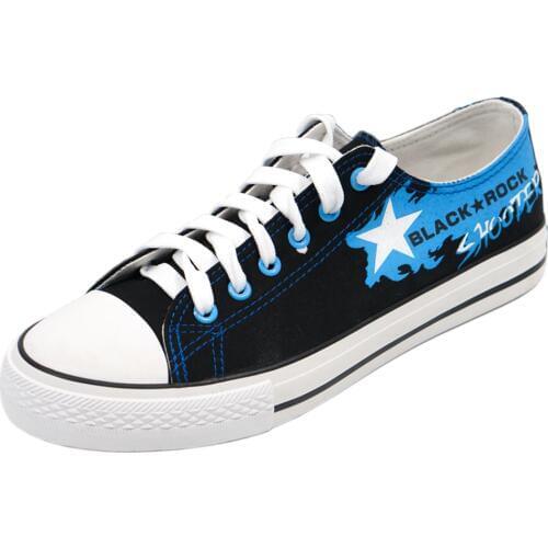 Brdwn Black Rock Shooter BRS Fate Excalibur Saber Vocaloid Miku Kumamon Fashion flat Casual Canvas Shoes