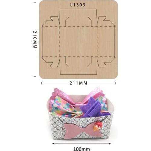 Paper Box Knife Mold Scrapbook Cut Flower Wood Moulds Die Cut Making Decor Supplies Dies Template