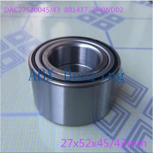 DAC27520045/43 801437 27KWD02 auto wheel bearing 27x52x45x43