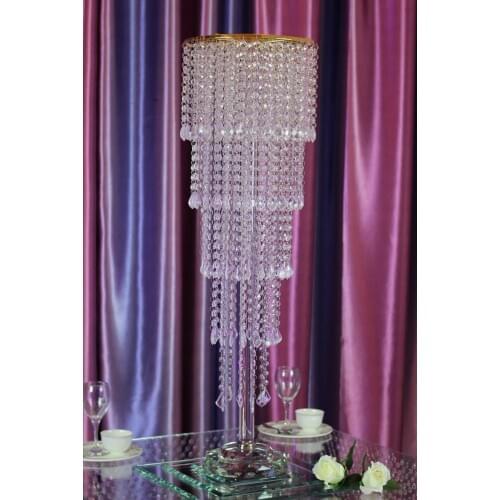 Floor Decorative Vases Walkway Hot Hanging Crystal With Centerpiece Wedding Decorations Antique Flower Vase Stand