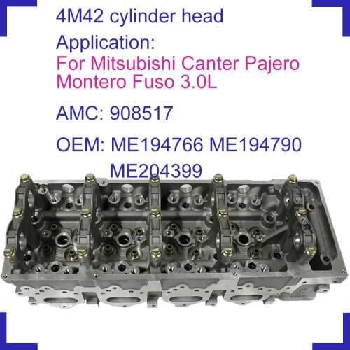 4M42 bare engine cylinder head 908517 ME194766 ME194790 ME204399 for Mitsubishi Canter Pajero Montero Fuso 3.0L 2000
