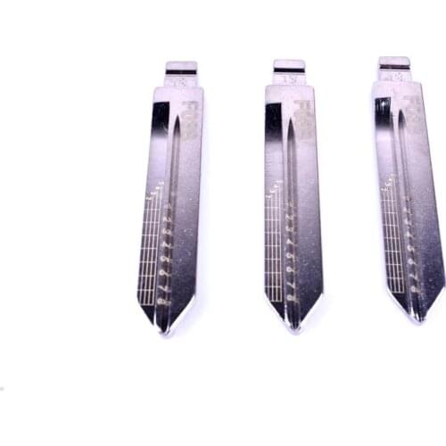 5pcs Engraved Line Key for Ford FO38 2 in 1 LiShi scale shearing teeth blank car key NO.19