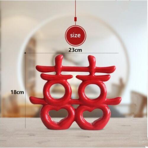 Chinese style red wedding cake topper for chinese style wedding decoartion gifts for wedding ,cake decorating