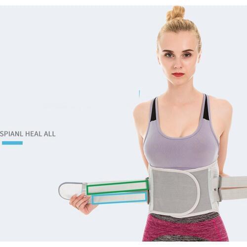 Magnetic Waist Support Self-heating Tourmaline Lumber Braces Women Men Waist Trimmer Belt Slimming Metal Straps
