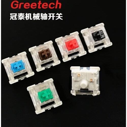 Greetech mechanical Gaming keyboard switch red black brown blue green SMD switches compatible cherry mx Key switch Ducky Filco