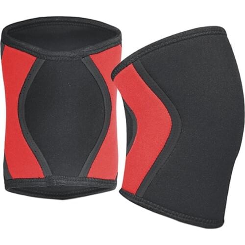 Fitness Gym Training Squats Knee Sleeves Protector Knee Support Sports 7mm Compression Neoprene CrossFit Weightlifting Knee Pads
