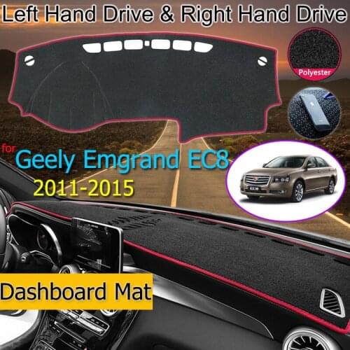 For Geely Emgrand EC8 2011-2015 EC820 Anti-Slip Mat Dashboard Cover Pad Sunshade Dashmat Dash Car Accessories Rug