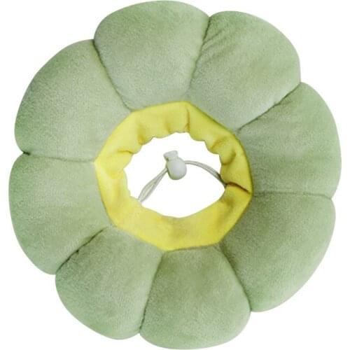 Soft Dog Cone Collar Cat Pet Anti Bite Anti Inflatable Cone For Dogs Licking Cat Collar With A Soft Cloth Caps Sterilization