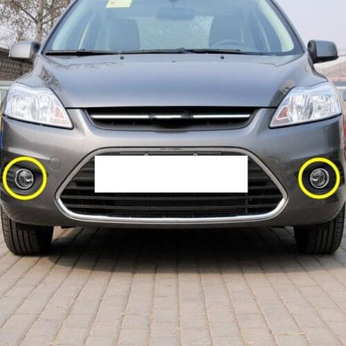 1 Pair ABS Front Fog Light Lamp Cover Trim