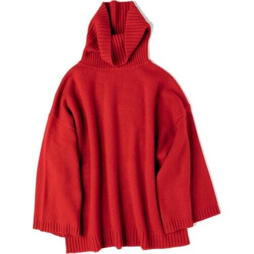 Turtleneck Oversized Sweaters Loose 100% Cashmere Warm Sweaters for Women Fashion Womens Knit Pullover Autumn Vintage