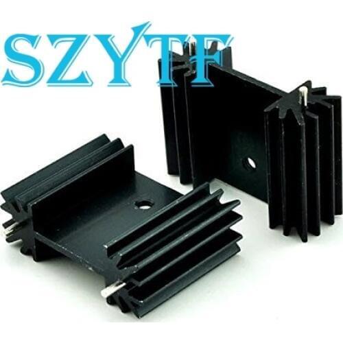 5pcs MOS transistor tube radiator cooling fins IC 25*34*12MM