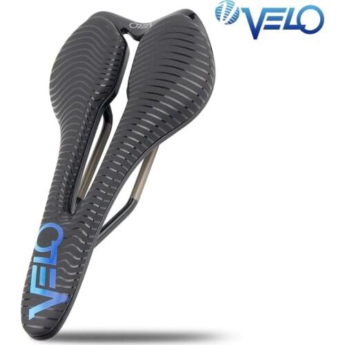 Velo Bicycle Saddle Angel Series Racing Ti-Alloy Gel Saddle Lightweight Road Bike Comfort Ergonomic Bicycle Saddle Seat