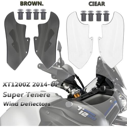 For Yamaha XT1200Z Windshield Side Wind Deflectors Super Tenere 2014-2021 2018 2017 2019