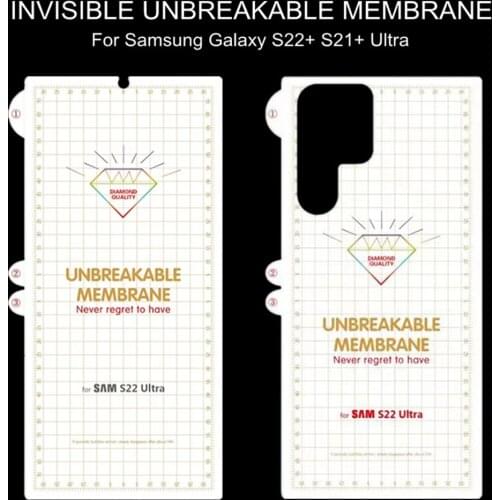 5D Soft Full Screen Protector for Samsung S21 S20 Ultra S10 S9 Plus Note 20 10 1Front & Back Hydrogel Unbreakable Membrane Film