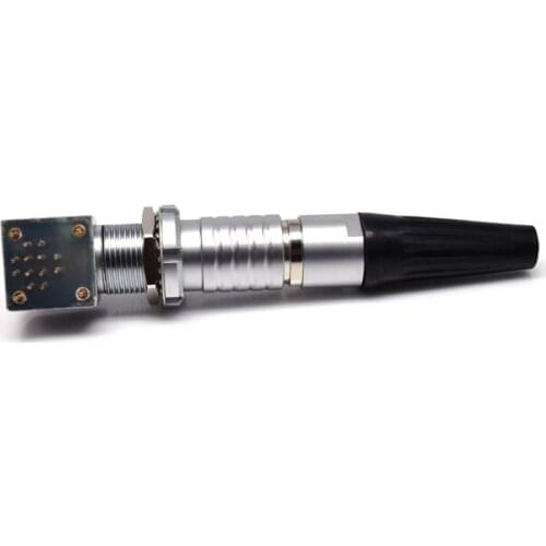 EXG B Series 2B 2 3 4 5 6 7 8 10 12 14 16 18 19 26 Pin Elbow 90 Degree Receptacle Circular Plug Self Locking Push Pull Connector