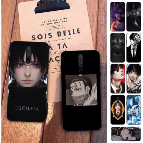 FHNBLJ Chrollo Lucilfer Hunter HXH Anime Hunter X Hunter Phone Case for Redmi 5 6 7 8 9 A 5plus K20 4X S2 GO 6 K30 pro
