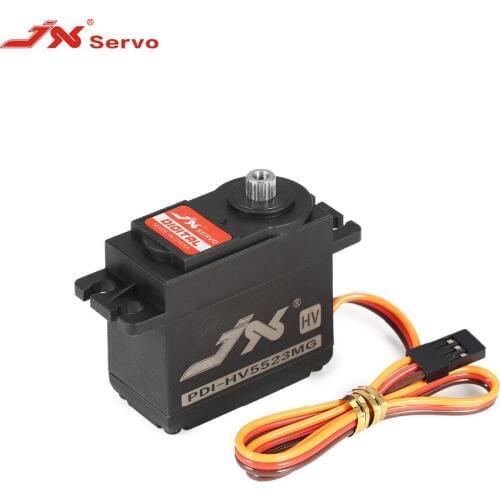 JX PDI-HV5523 HV High Voltage Metal Gear Digital Core Servo with 23kg High Torque for RC Car Robot Airplane Aircraft Drone DIY