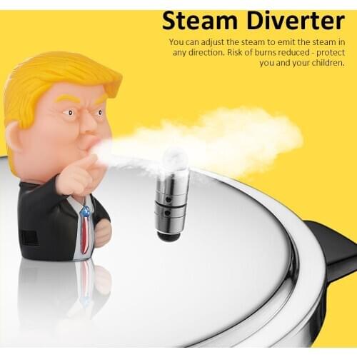 Shaped Chief Steam Diverter Release Valve 360 Rotating Silicone InstantPot Pressure Steam Release Pipe Cooker Accessory