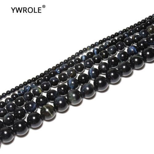 Round AAA+ Natural BlueTigerS Eye Stone Beads For Jewelry Making DIY Bracelet Necklace Material 4-12 mm Strand 15'' Wholesale