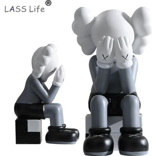 Violent Bear Ornaments Nordic Light Luxury Gloomy Bear Statue Doll Handmade Living Room TV Cabinet Entrance Room Home Decoration