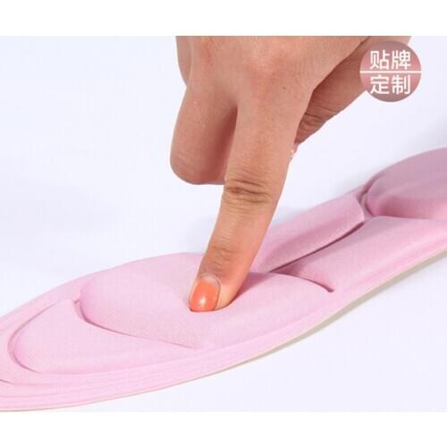 5D Flock Memory Foam Orthopedic Shoe Pads Insole Arch Support Orthopedic Insoles For Shoes Flat Foot Feet Care Sole Shoes Pads