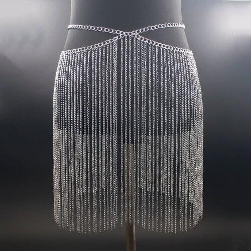 Bohemia gold Long Tassel Waist Chain Necklace for Women Vintage Sexy Summer Body jewelry Female Luxury Bikini Beach Jewelry