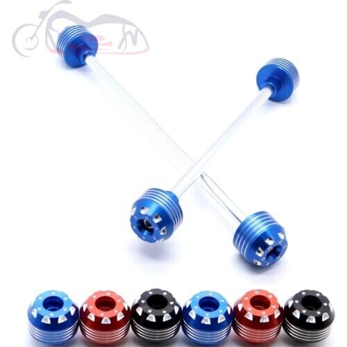 Front Rear Axle Fork Falling Pad For YAMAHA MT-09 TRACER / TRACER900 2014-2020 Motorcycle CNC Wheel Slider Crash Protector MT09