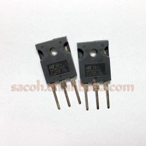 10Pcs STGW40NC60KD GW40NC60KD TO-247 40A 600V Short circuit rugged IGBT