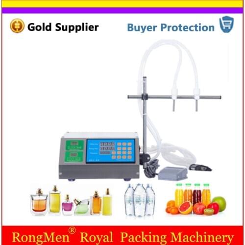 Filling Machine Liquid Filler Double Heads Dispenser Digital Control Pump Bottle Perfume Water Juice Drinking Chemical Filling