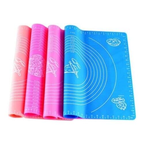 Silicone Baking Mat Thickening Flour Rolling Scale Mat Kneading Dough Pad Baking Pastry Rolling Mat Bakeware Liners