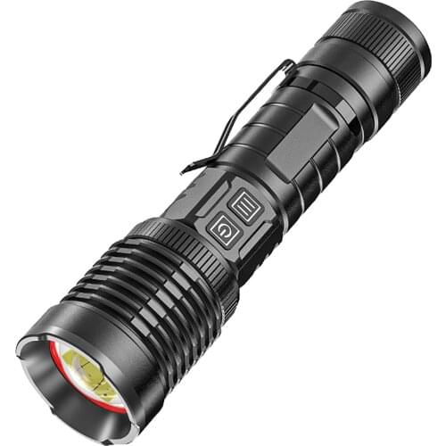 Super Bright Xhp99 Led Flashlight Powerful Xhp99 Waterproof Torch Usb Rechargeable 1800 Lantern Portable Zoom Camping Light